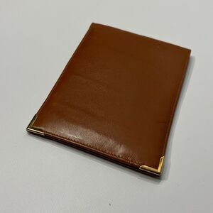 Vintage Vitello Leather Bifold Men’s Wallet Brown Excellent